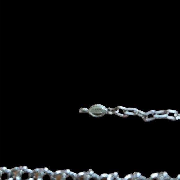 Vintage 1960’s Sarah Coventry silver Tone Necklace, Art Deco Style - Picture 5 of 6